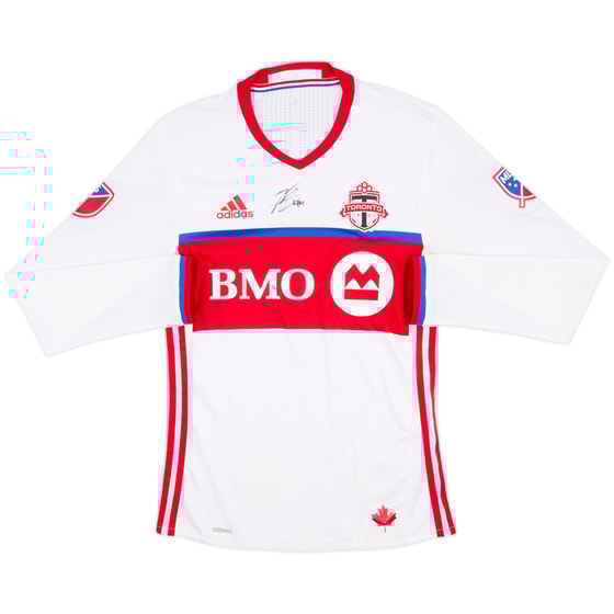 2016-17 Toronto Authentic Signed Away L/S Shirt - 5/10 - (S)