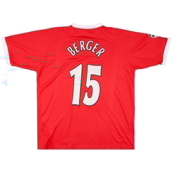 2001-03 Liverpool CL Shirt Berger #15 - 9/10 - (XL)