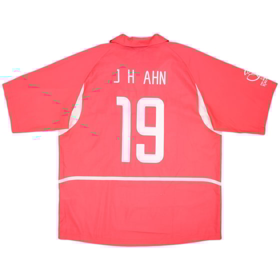 2002-03 South Korea Home Shirt J H Ahn #19 - 5/10 - (XL)
