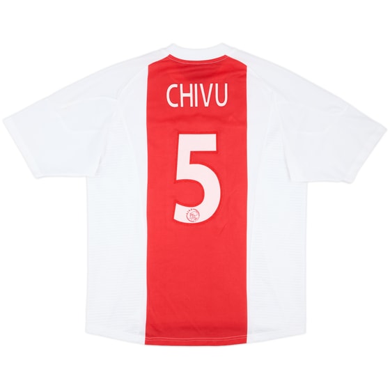 2002-04 Ajax Home Shirt Chivu #5 - 7/10 - (L)
