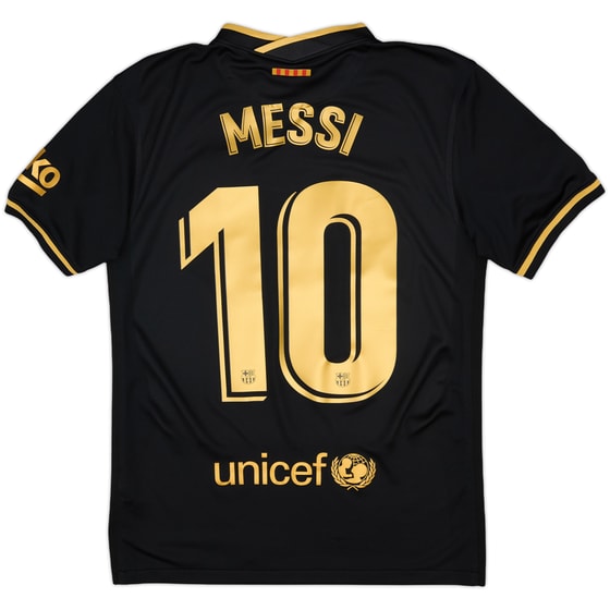 2020-21 Barcelona Away Shirt Messi #10 - 8/10 - (S)