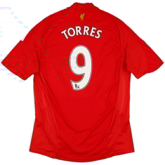 2008-10 Liverpool Home Shirt Torres #9 - 9/10 - (M)