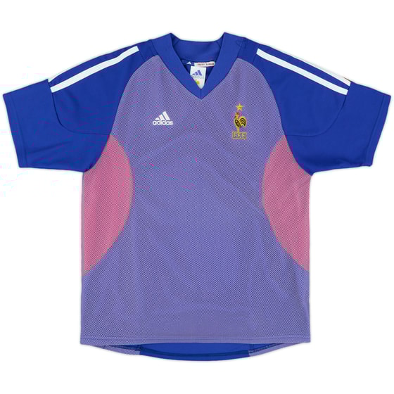2002-04 France Home Shirt - 4/10 - (XS)