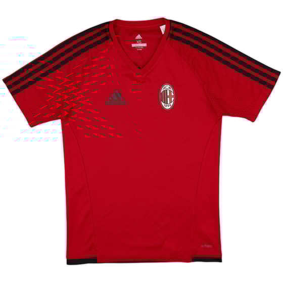 2017-18 AC Milan adizero Training Shirt - 9/10 - (XS)
