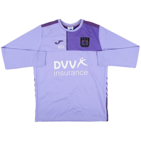 2023-24 Anderlecht Youth Issue Joma Sweat Top #115Y - 9/10 - (L.Boys)