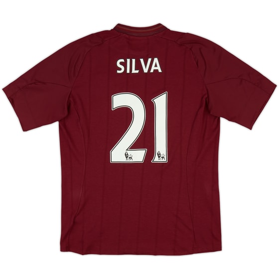 2012-13 Manchester City Away Shirt Silva #21 - 6/10 - (M)