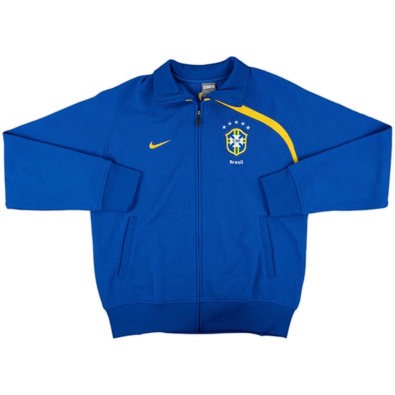 2008-09 Brazil Nike Track Jacket - 9/10 - (L)