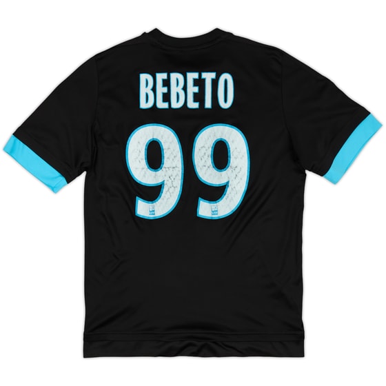 2015-16 Olympique Marseille Away Shirt Bebeto #99 - 4/10 - (XL.Boys)