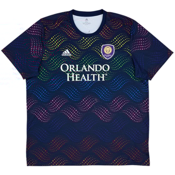 2019-20 Orlando City MLS Pride Warm-up Shirt - 6/10 - (XXL)
