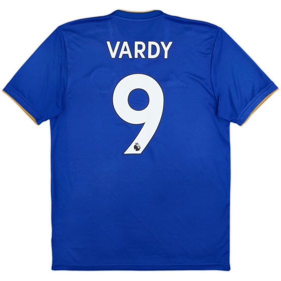 2018-19 Leicester Home Shirt Vardy #9 - 8/10 - (M)