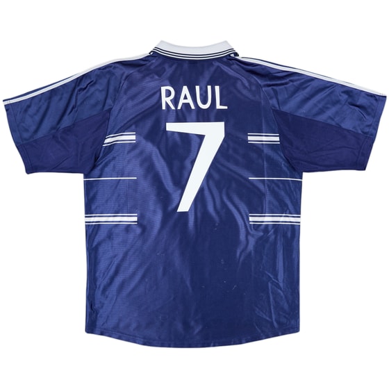 1998-99 Real Madrid Away Shirt Raul #7 - 7/10 - (XL)