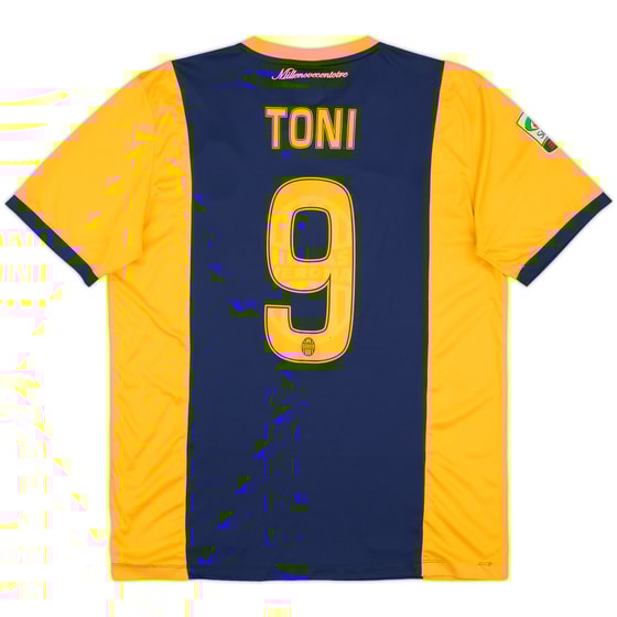 2014-15 Hellas Verona Home Shirt Toni #9 - 7/10 - (L)