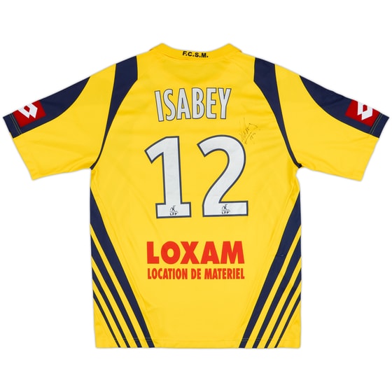 2007-08 Sochaux Signed Home Shirt Isabey #12 - 8/10 - (M)