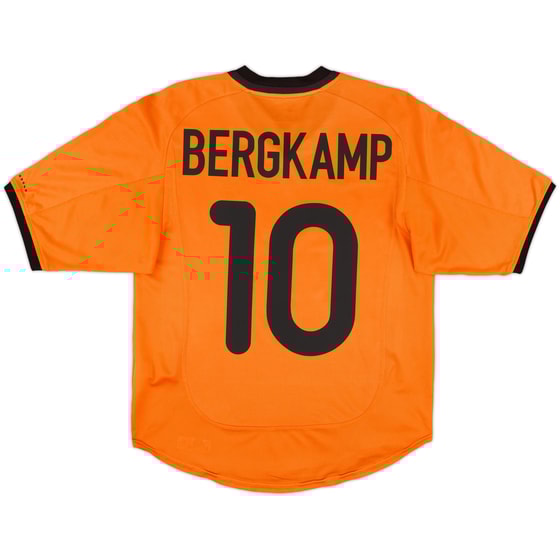 2000-02 Netherlands Home Shirt Bergkamp #10 - 6/10 - (S)