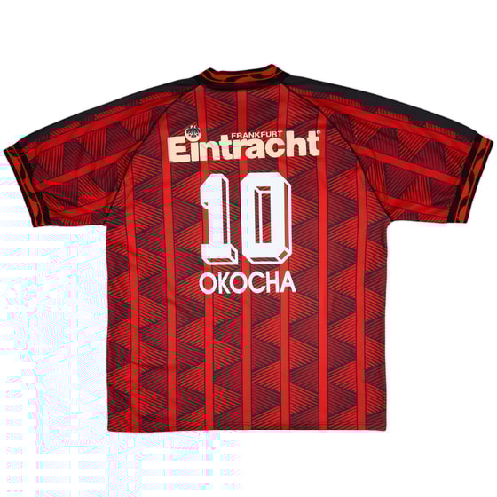 1995-96 Eintracht Frankfurt Home Shirt Okocha #10 - 6/10 - (XL)
