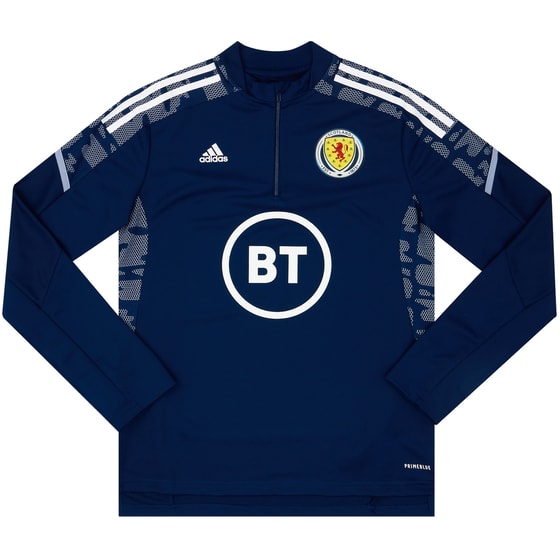 2021-22 Scotland Player Issue 1/4 Zip Training Top - As New - (Womens)
