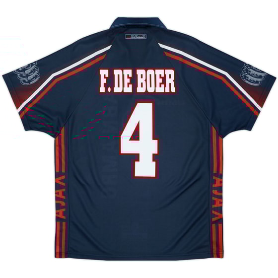 1997-98 Ajax Away Shirt F.De Boer #4 - 9/10 - (M)