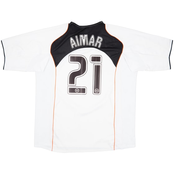 2004-05 Valencia Home Shirt Aimar #21 - 9/10 - (XXL)