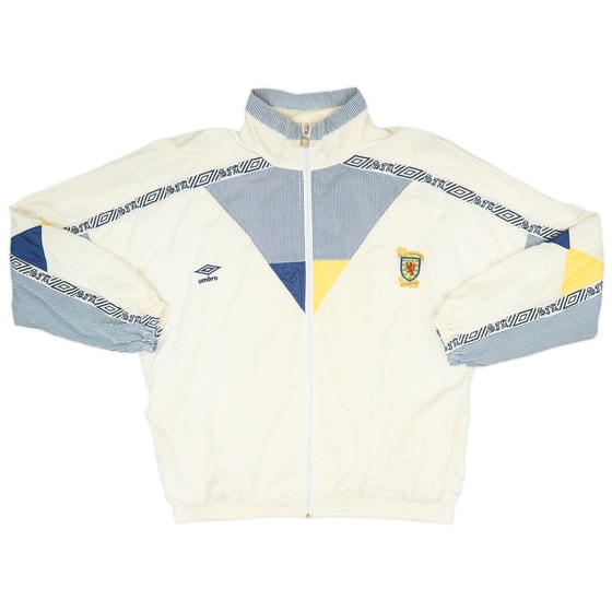 1990-92 Scotland Umbro Track Jacket - 8/10 - (XL)