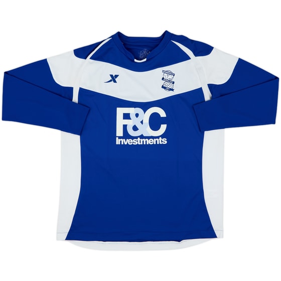 2010-11 Birmingham Home L/S Shirt - 7/10 - (XL)