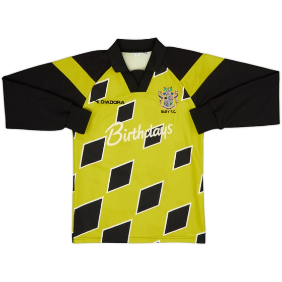 1999-01 Bury GK Shirt - 7/10 - (L.Boys)