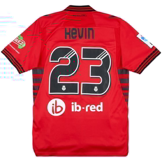 2013-14 Mallorca Match Issue Home Shirt Kevin #23
