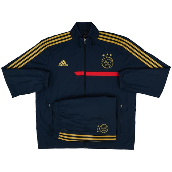 2013-14 Ajax adidas Full Tracksuit - 8/10 - (XXL)