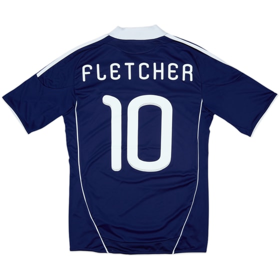 2010-11 Scotland Home Shirt Fletcher #10 - 9/10 - (S)