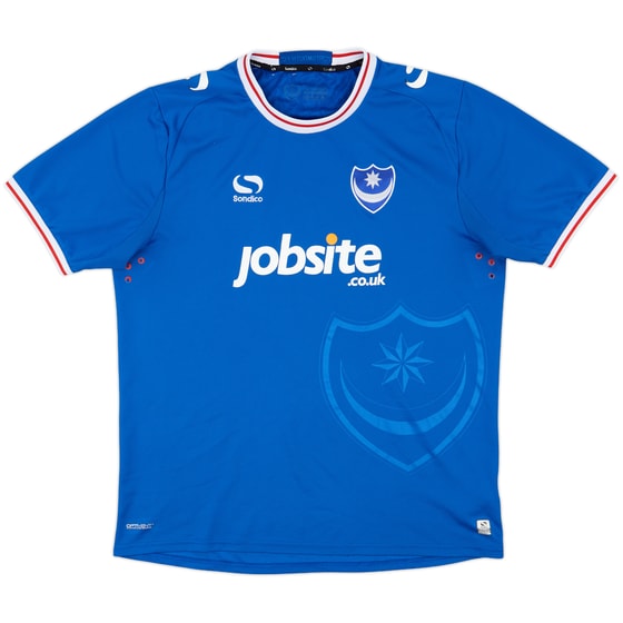 2017-18 Portsmouth Home Shirt - 7/10 - (XL)