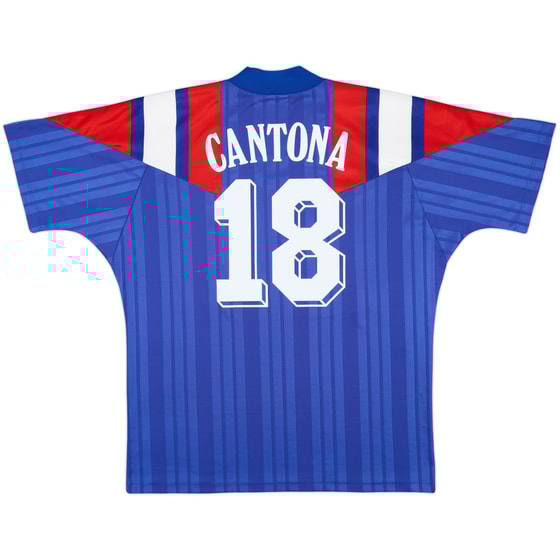 1992-94 France Home Shirt Cantona #18 - 8/10 - (XXL)