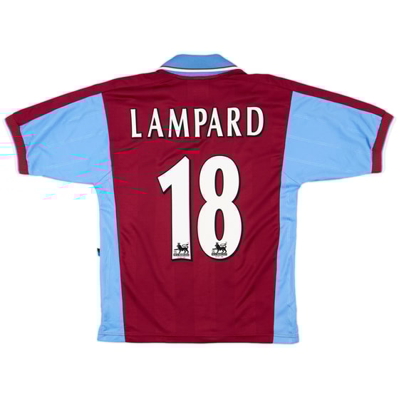 1997-98 West Ham Home Shirt Lampard #18 - 9/10 - (S)