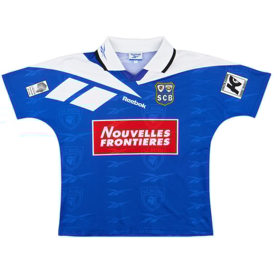 1995-96 Bastia Home Shirt - 9/10 - (L.Boys)