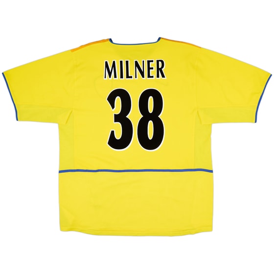 2002-03 Leeds United Away Shirt Milner #38 - 8/10 - (XXL)