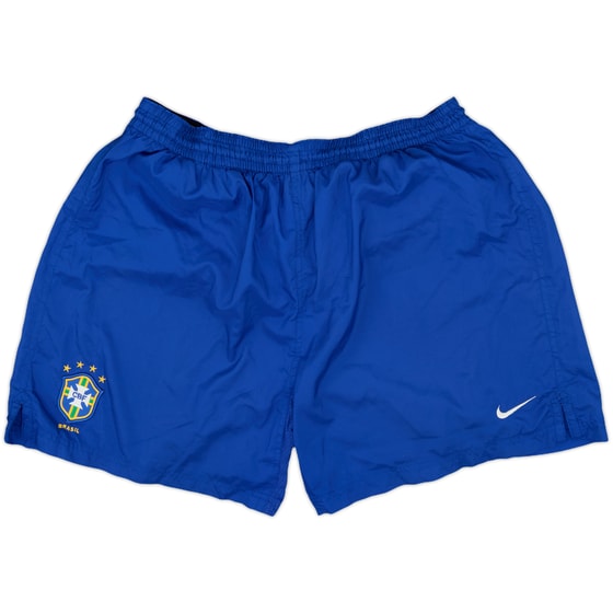 2000-02 Brazil Home Shorts - 9/10 - (XL)