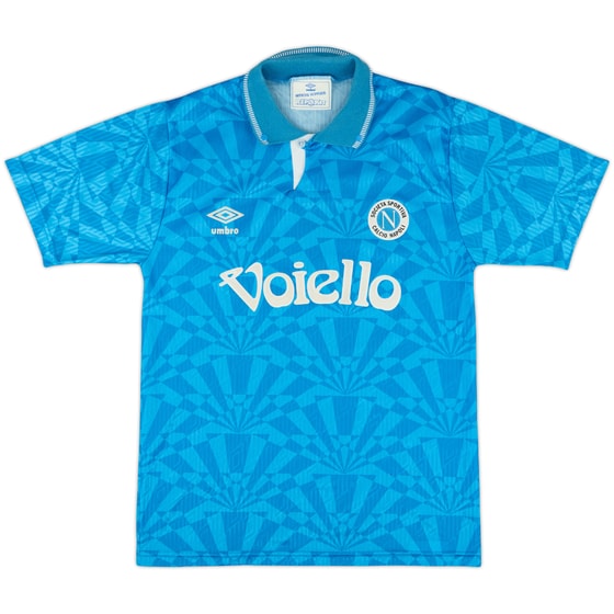 1991-93 Napoli Home Shirt - 8/10 - (S)