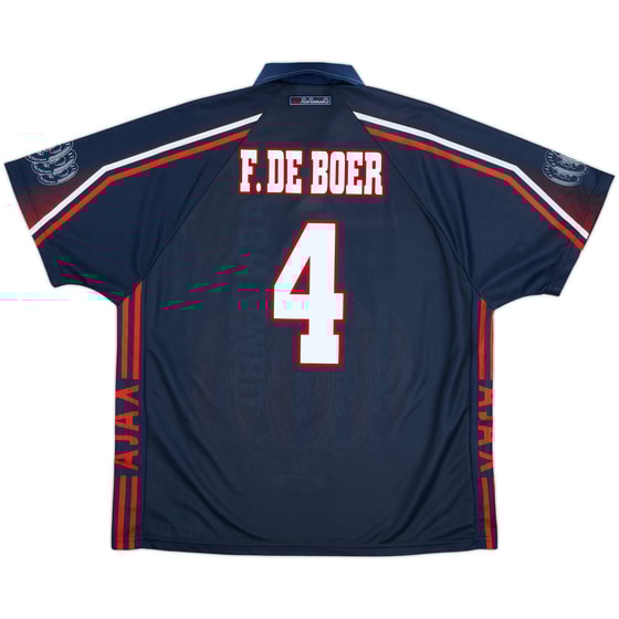 1997-98 Ajax Away Shirt F.De Boer #4 - 9/10 - (XXL)