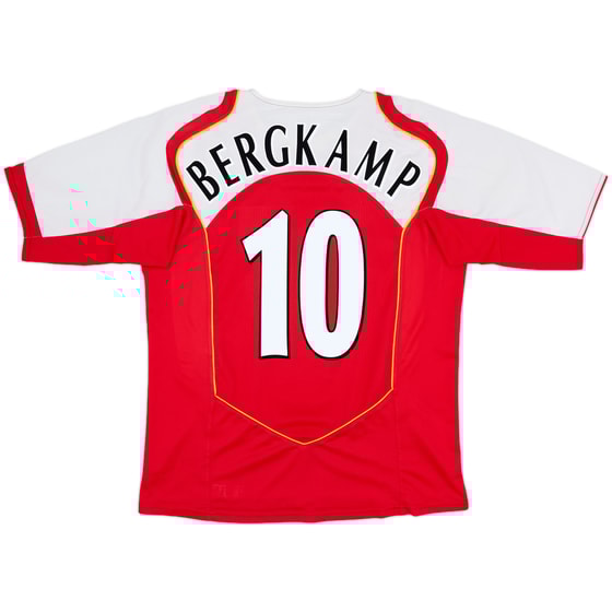 2004-05 Arsenal Home Shirt Bergkamp #10 - 7/10 - (L)