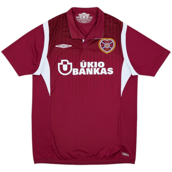2009-10 Hearts Home Shirt - 8/10 - (S)