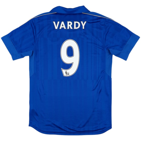 2016-17 Leicester Home Shirt Vardy #9 - 8/10 - (M)
