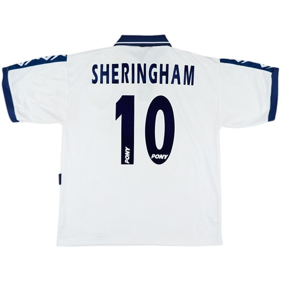 1995-97 Tottenham Home Shirt Sheringham #10 - 9/10 - (L)