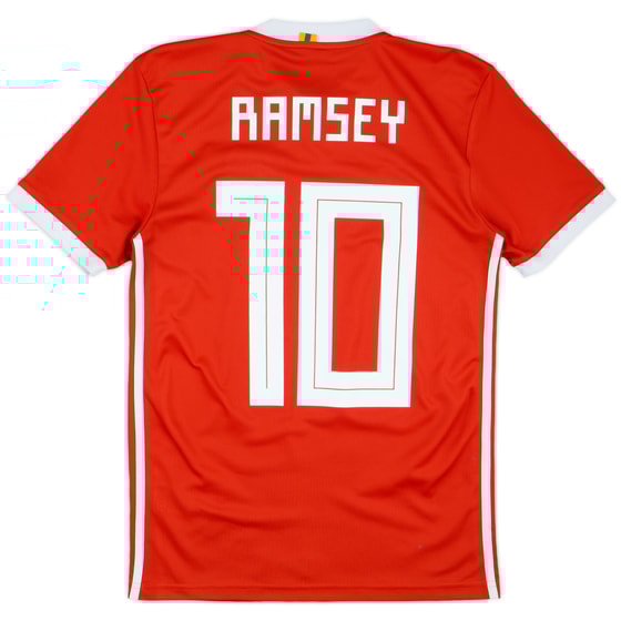2018-19 Wales Home Shirt Ramsey #10 - 6/10 - (XS)