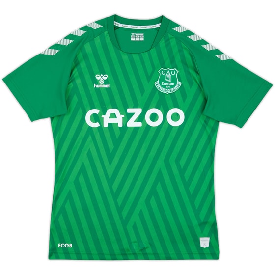 2021-22 Everton GK S/S Shirt - 8/10 - (M)