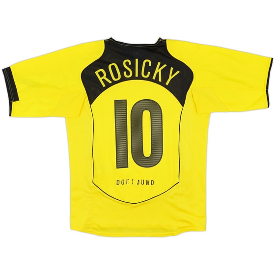 2004-05 Borussia Dortmund Home Shirt Rosicky #10 - 7/10 - (M)