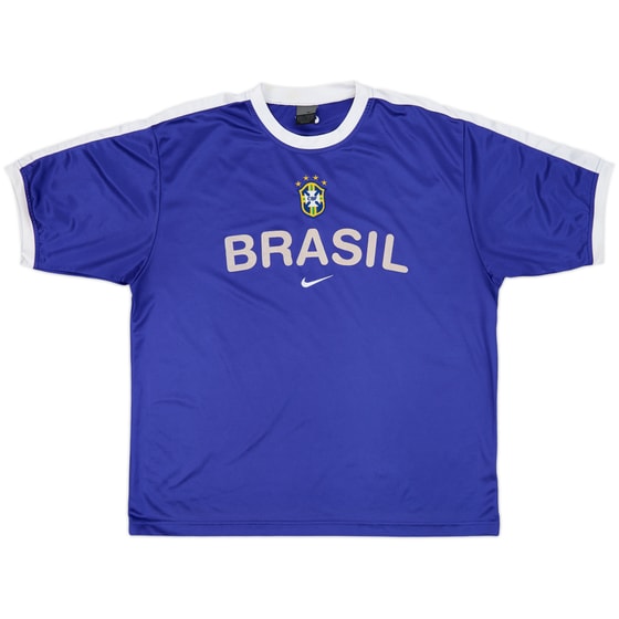 2002-04 Brazil NIke Training Shirt - 8/10 - (L)