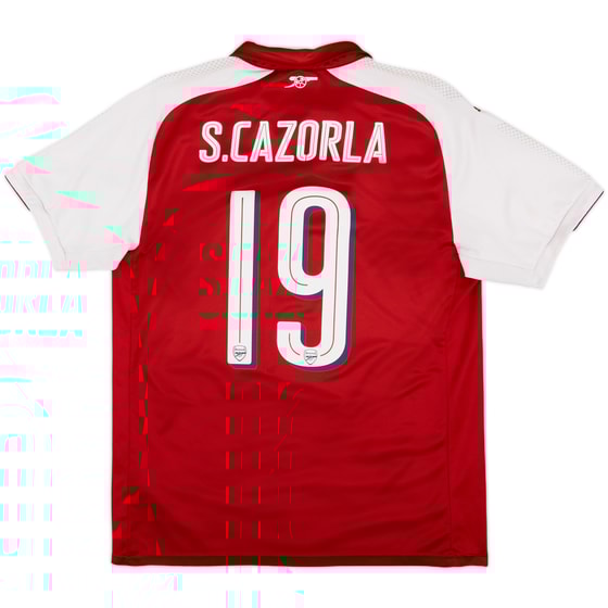 2017-18 Arsenal Home Shirt S.Cazorla #19 - 8/10 - (L)