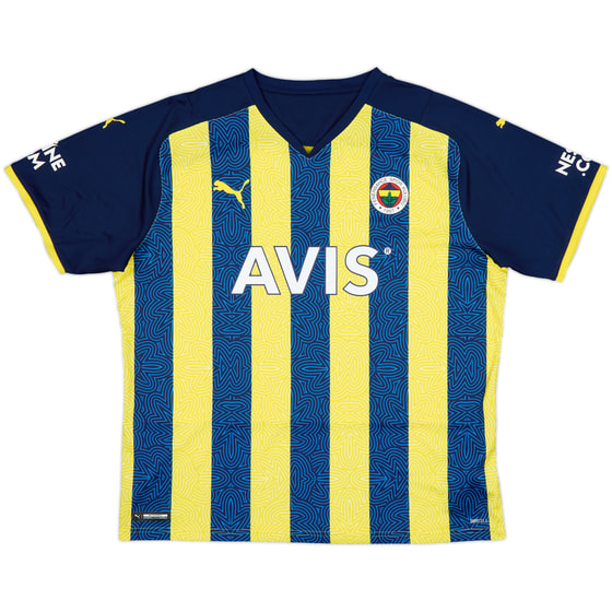2021-22 Fenerbahce Home Shirt - 6/10 - (XL)