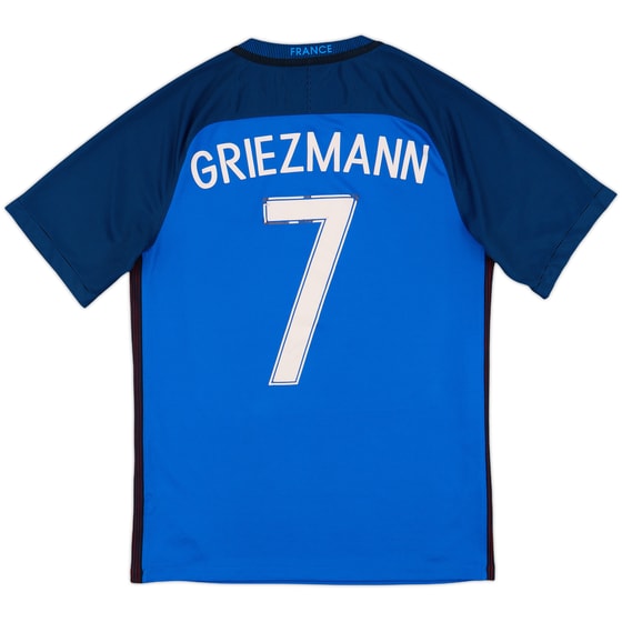 2016-17 France Home Shirt Griezmann #7 - 4/10 - (S)