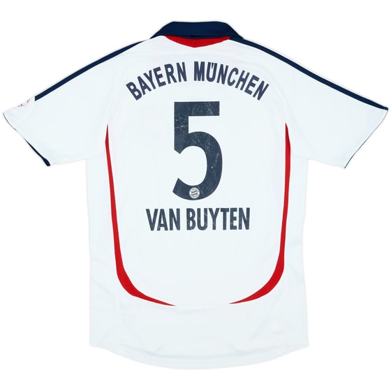 2006-07 Bayern Munich Away Shirt Van Buyten #5 - 6/10 - (S)