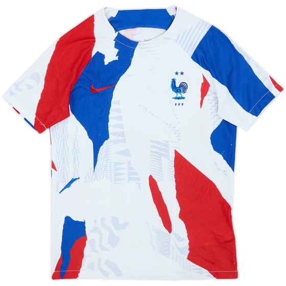 2022-23 France Nike Training Shirt - 7/10 - (L.Boys)