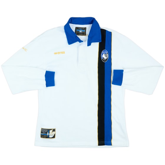 2007-08 Atalanta Errea Polo L/S Shirt - 9/10 - (M)